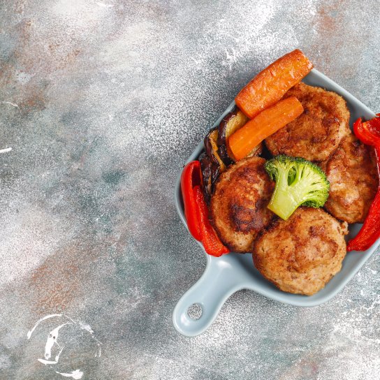 Котлети з помідорами