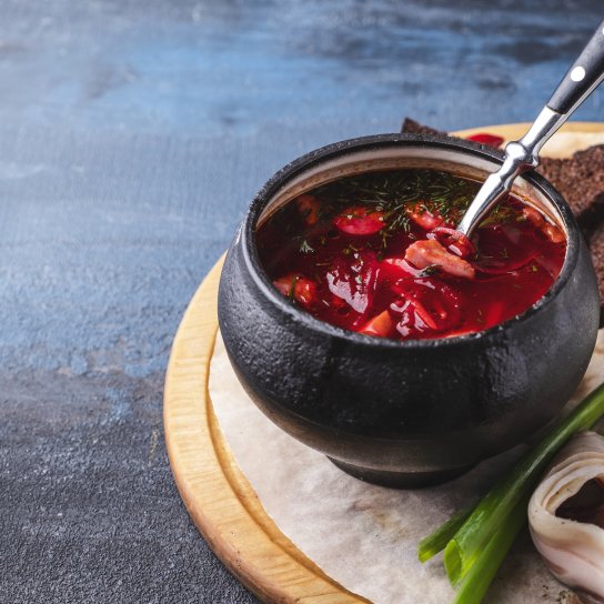 Борщ в горщику