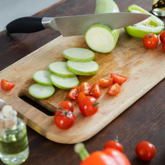 Кабачки й томати