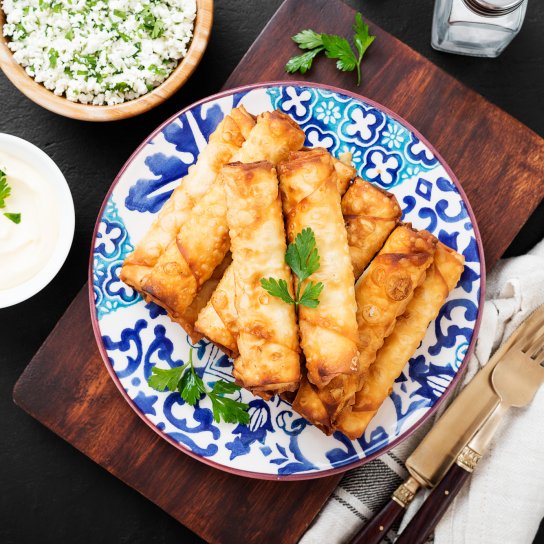 Італійські смажені роли з начинкою