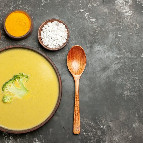 Сырный суп из брокколи