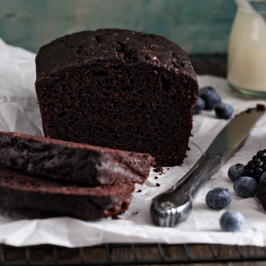 Шоколадный кекс с голубиной