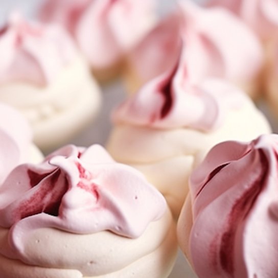 Меренга з ягодами