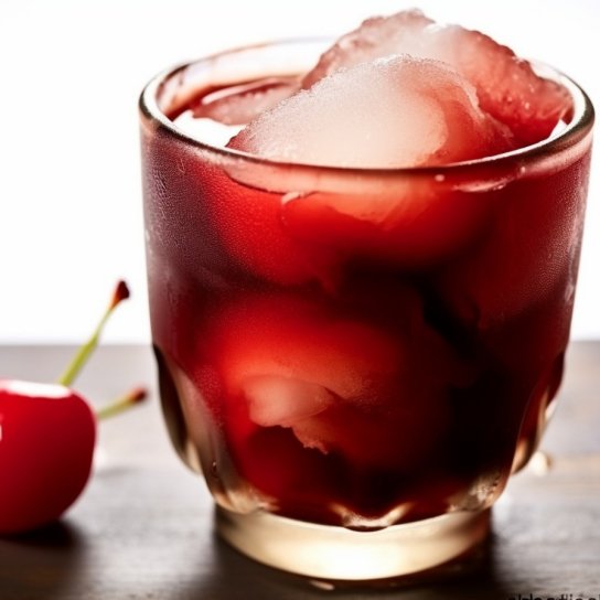 Холодна кава з вишнею та медом