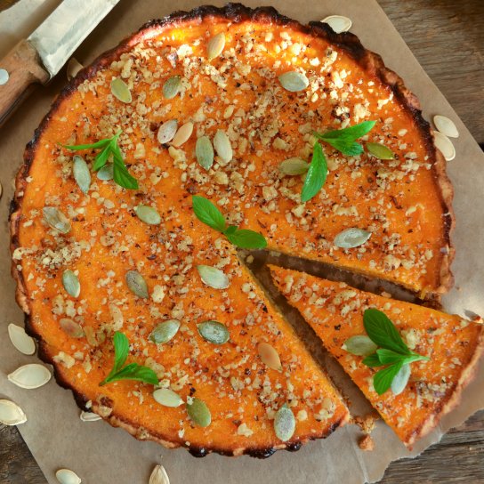 Тарт с бататом