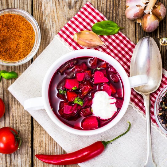 пісний борщ