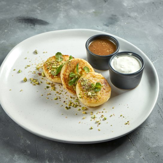 Сирники із цибулею