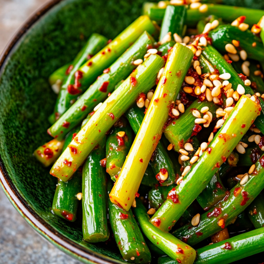 Часникові стрілки по-корейськи