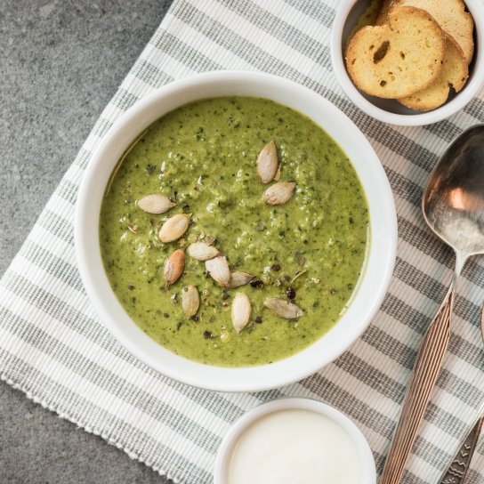 «Запечений» грибний крем-суп