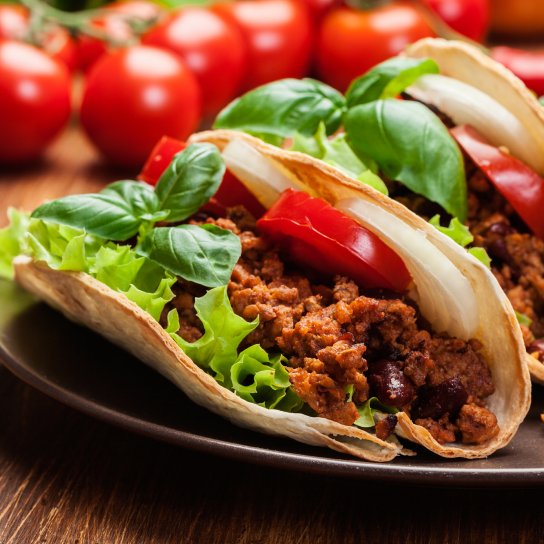 Тако-бургер з салатом