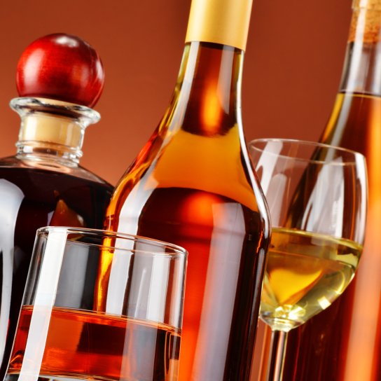 Пляшки з алкоголем