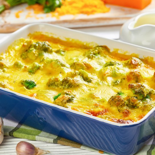 Пшоняна запіканка з броколі