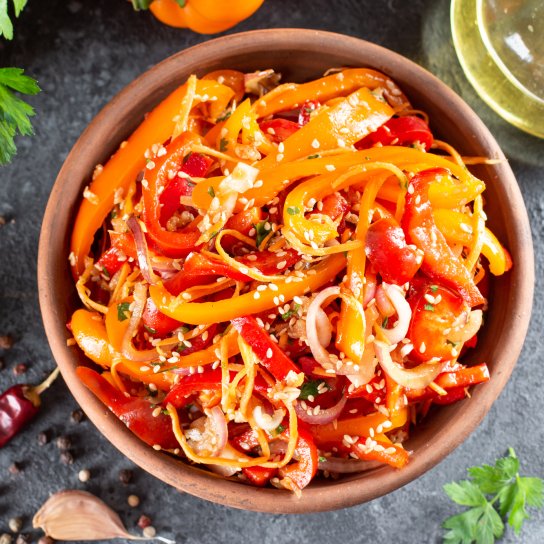 Болгарський перець по-корейськи