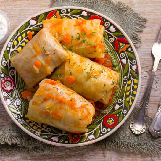 Голубці на тарілці