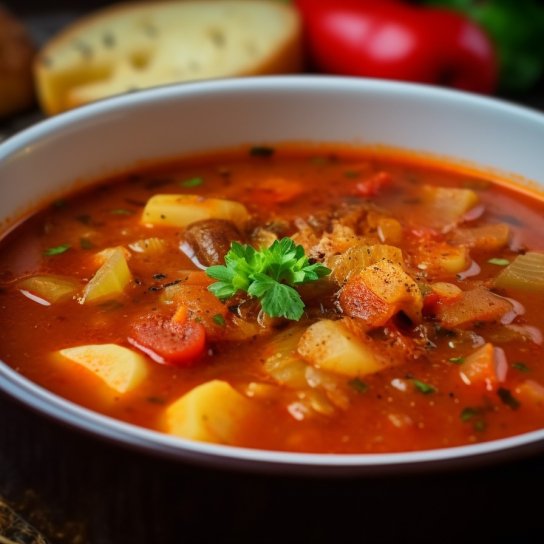 Бограч з грибами