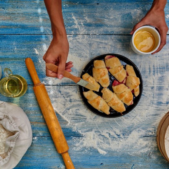 рогалики з варенням