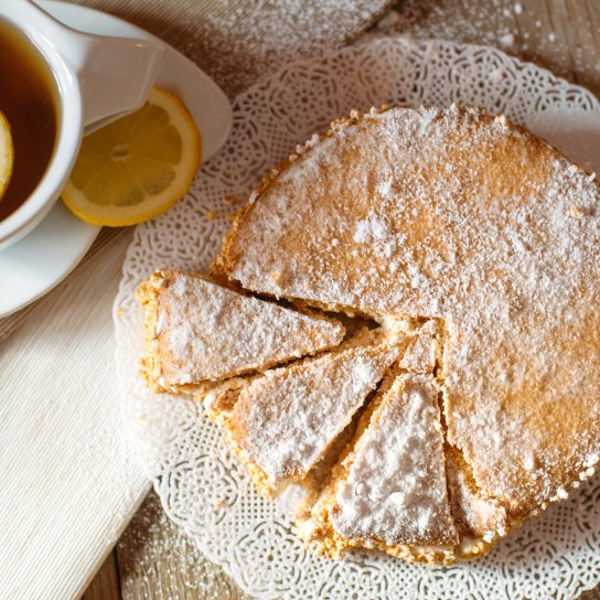 Грушевий пиріг з рикотою