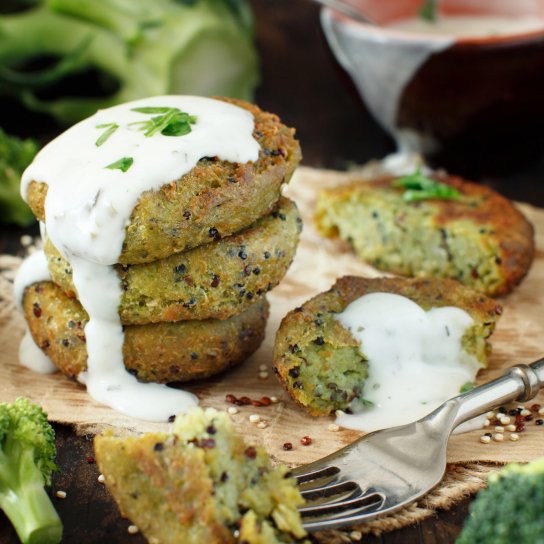 Оладки з броколі