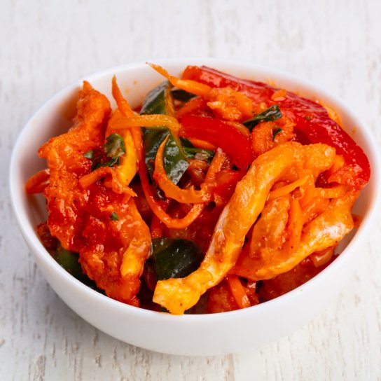 Рибний салат хе по-корейськи