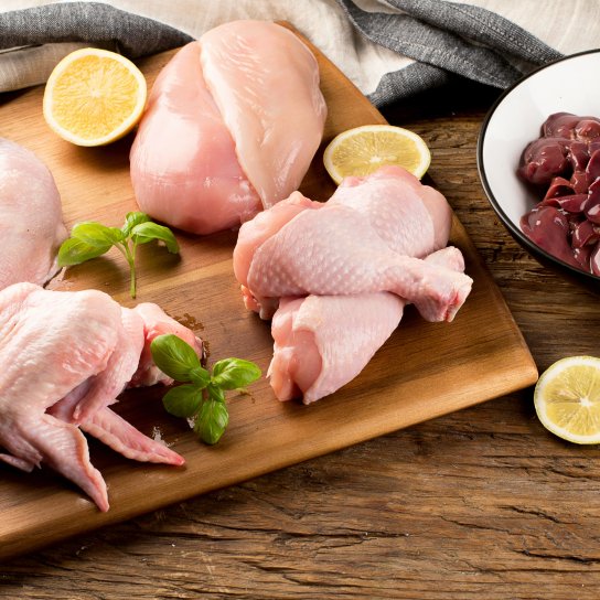 оброблена курка