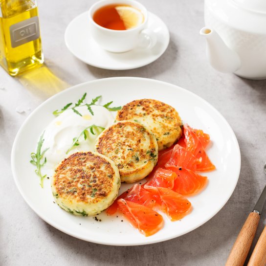 Сырники со шпинатом — вкусный и полезный завтрак