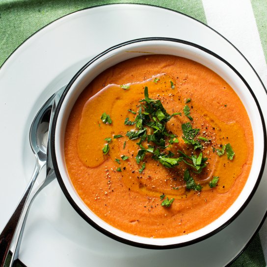 Суп-пюре з сочевицею