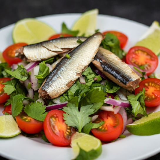 закуска з консервованих сардин