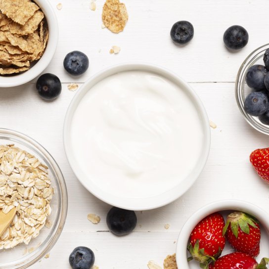 Сніданок з йогурту