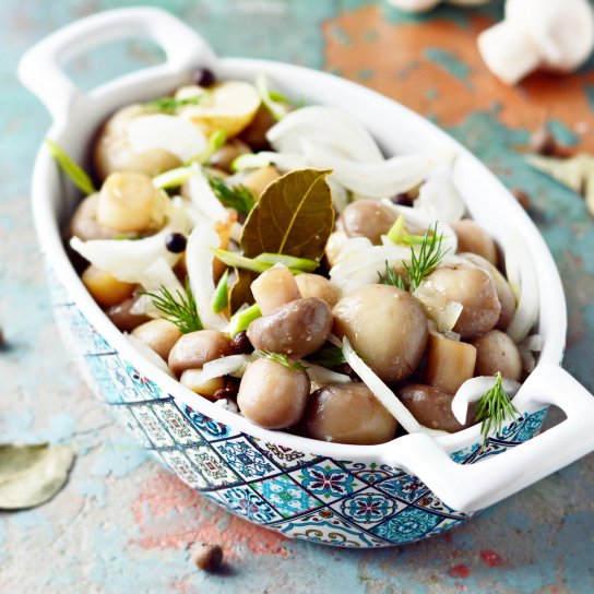 Мариновані печериці по-корейськи