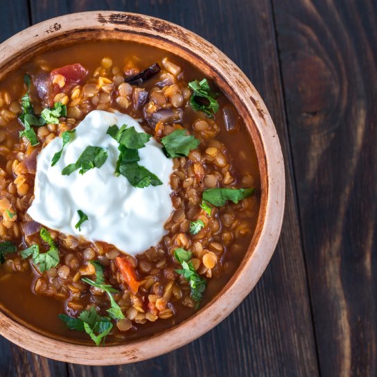 Гаряча страва з сочевиці