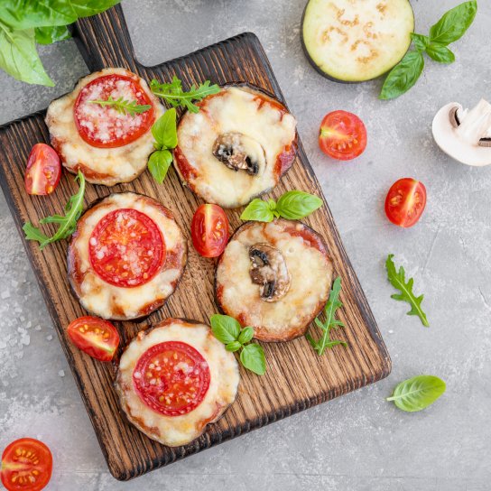 Піца з баклажанами