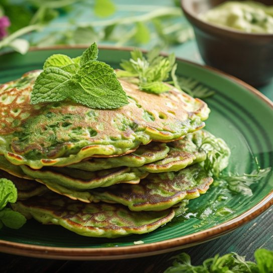 Оладьи из крапивы