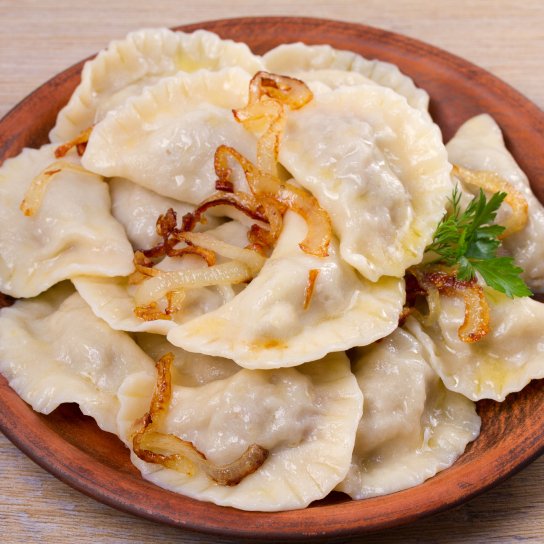 Вареники з м'ясом