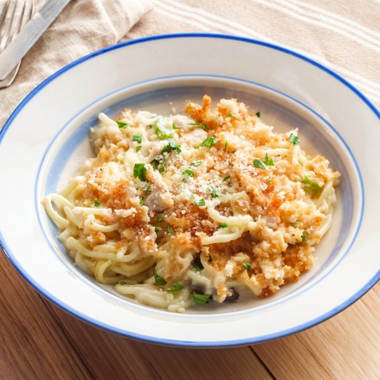 Спагеті з куркою