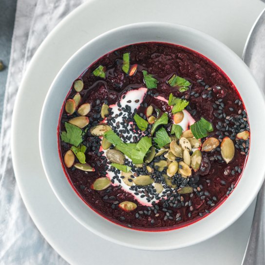 Крем-суп из свеклы