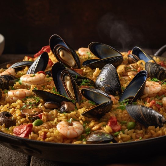 Паелья з морепродуктами