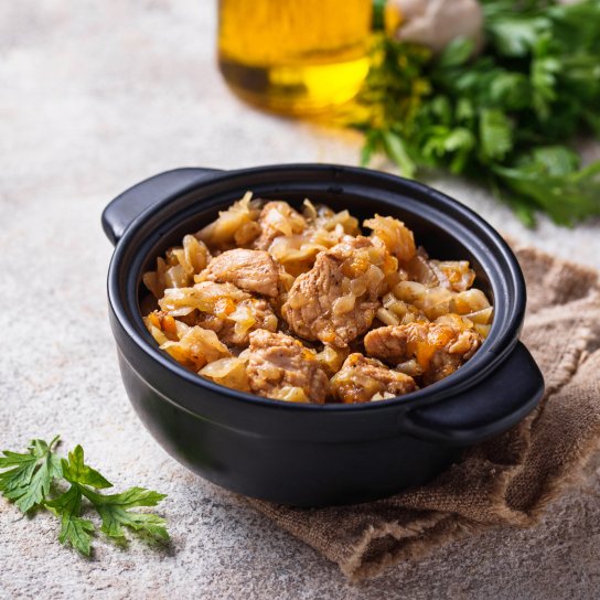 Овочеве рагу з м'ясом