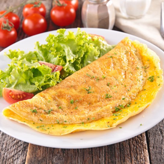 омлет із борошном