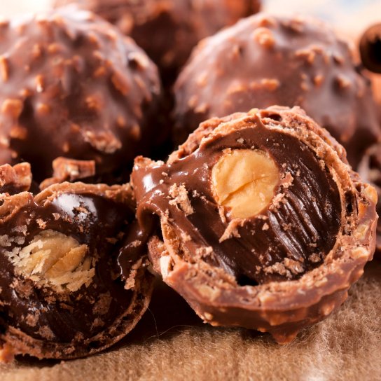Шоколадне праліне з начинкою