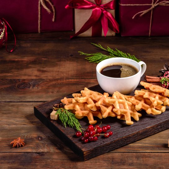 Різдвяні вафлі, декор