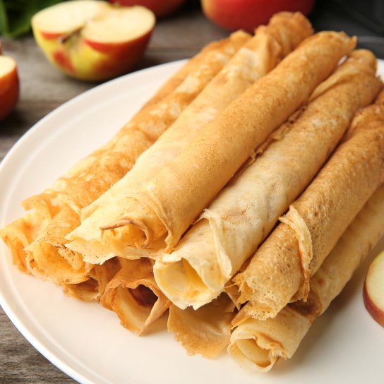 Млинці на тарілці