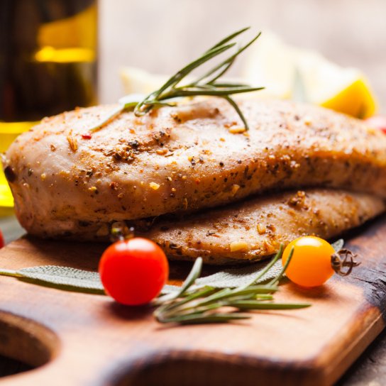 Запечене куряче філе з грейпфрутом