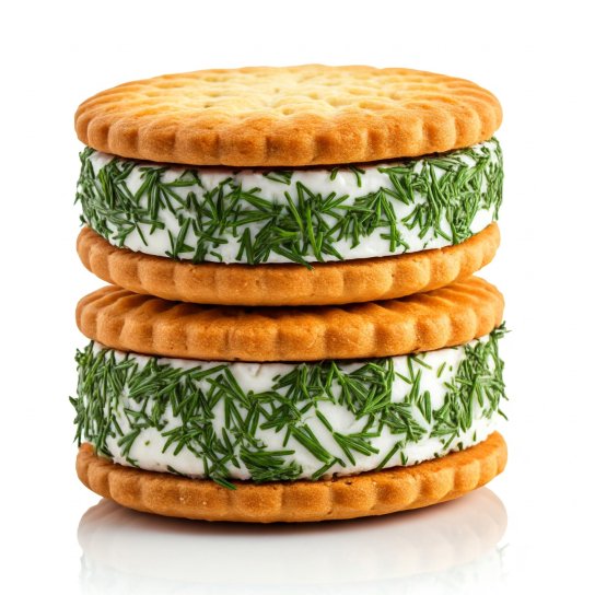 закуска з крекерів і плавлених сирків