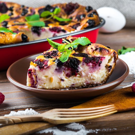 Ледачий сирний пиріг