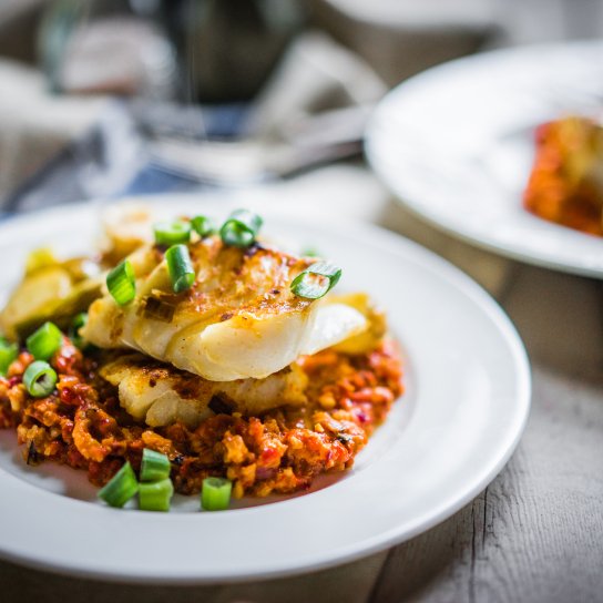 Хек у лимонному маслі