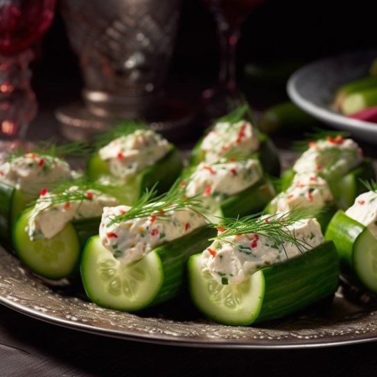 Фаршировані огірки