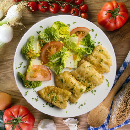 Смажено-маринований хек