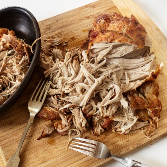 "Рвана" свинина