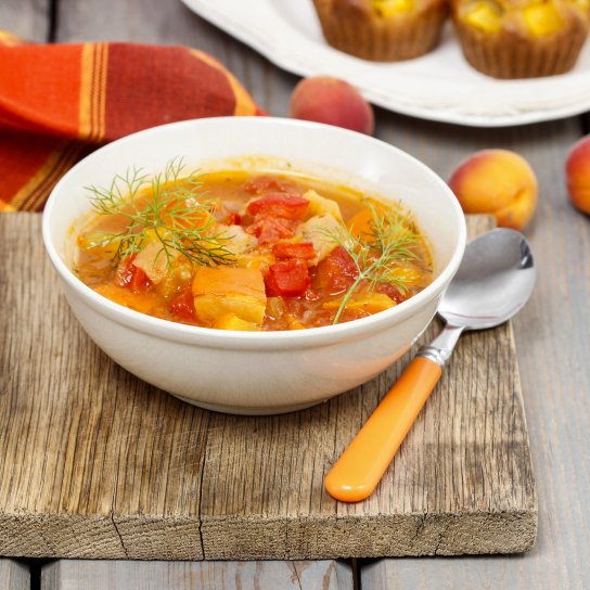 Томатний суп з кускусом