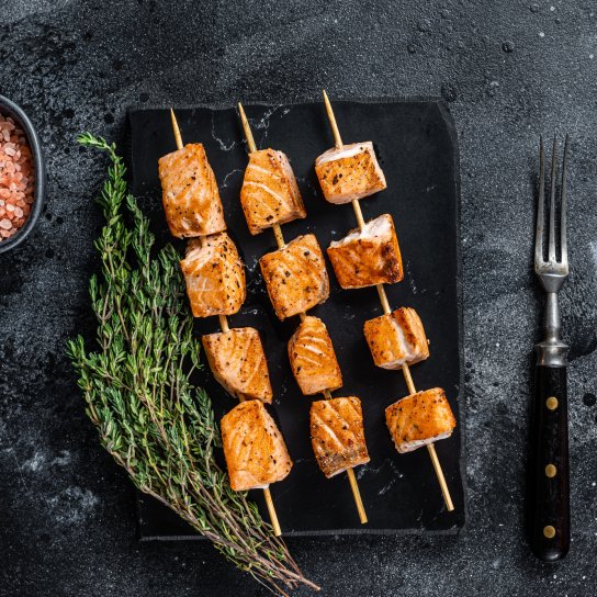 Шашлик з лосося